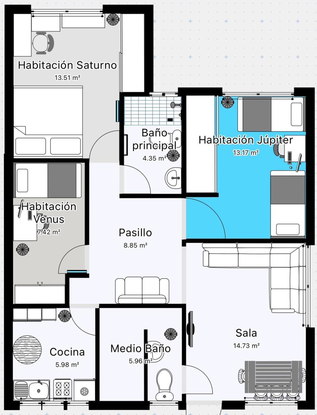 A Habitaciones Bmr Мехико Экстерьер фото